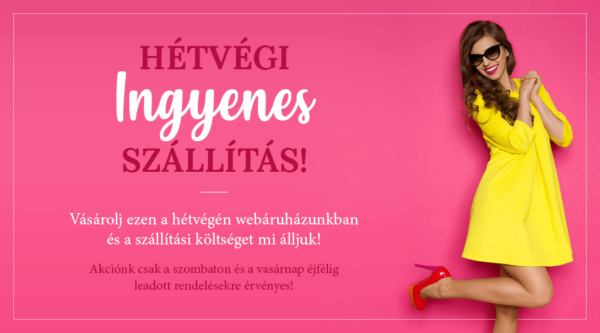 Hétvégi ingyenes szállítás