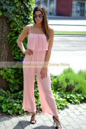 Pliszírozott muszlin overáll