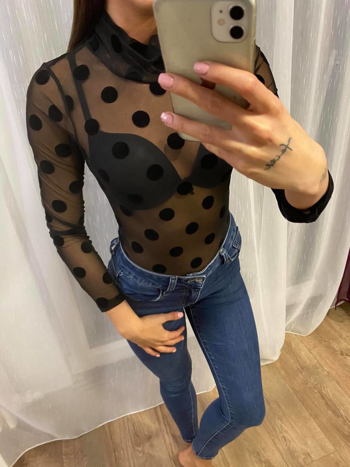 Garbós necc flokkolt body