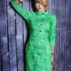 Clariss zöld mintás ruha
