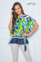 10-pipacs-caramel-ekrü-felső-1-mystic day - dalia kek-zold mintas felso