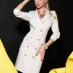 Mystic Day Zella beige zakó ruha