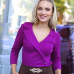 Annaszofi fuxia csillámos felső