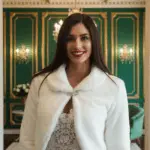 Ekrü Morton szőrme boleró