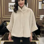 Selva beige szőrme pelerin