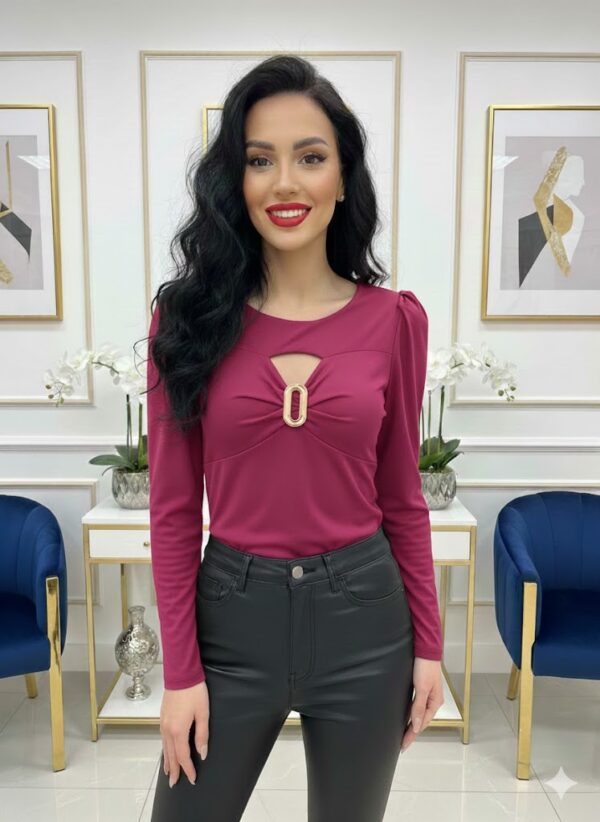 Mystic Day Daria fuxia hosszúujjú felső