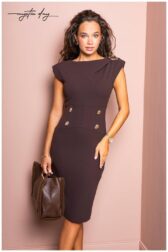 10-niagara-csokibarna-gombos-ruha-mystic day niagara csokibarna gombos ruha