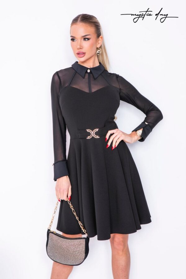 Mystic Day Milánó fekete loknis ruha