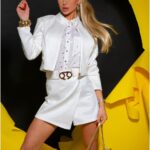 Mystic Day Samanta ekrü velúr kabát