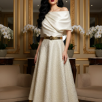 Valmira arany midi ruha