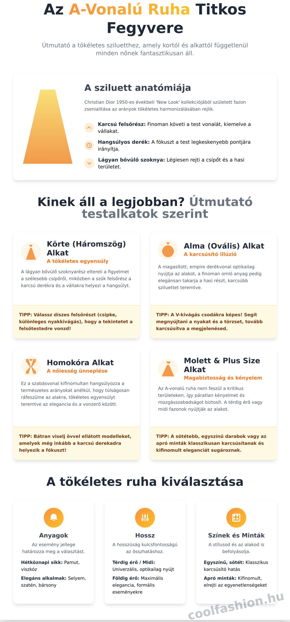 Az A-vonalú alkalmi ruha titka: Kinek áll jól és hogyan viseld, hogy ragyoghass?