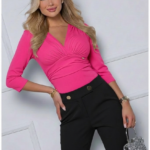 Doroti pink 3/4 ujjú felső