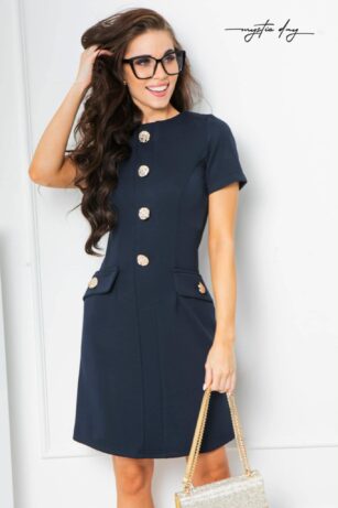 Mystic Day Hanna Virág sötétkék ruha