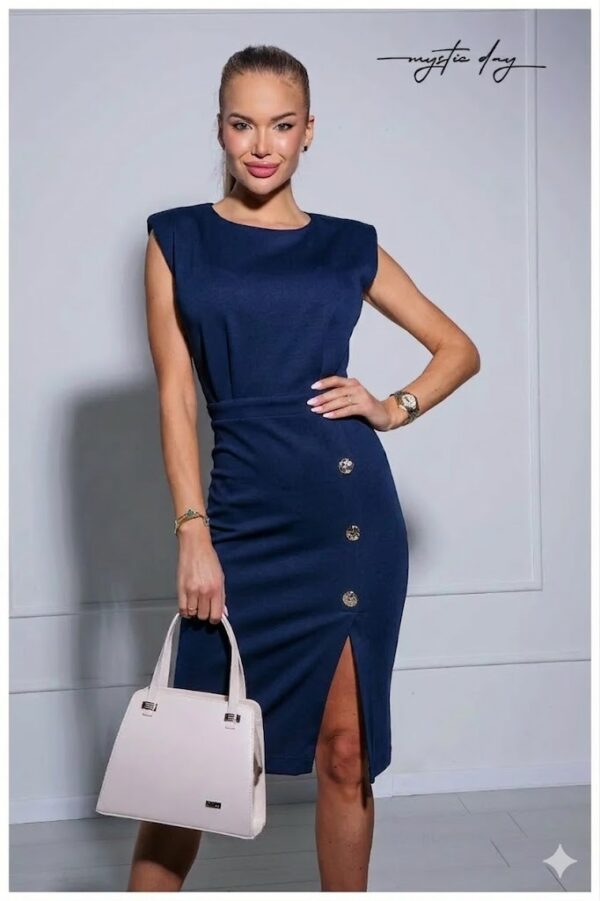 Mystic Dy Lilla sötétkék ujjatlan ruha