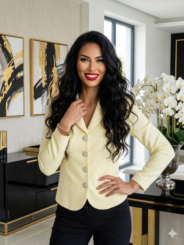 Mystic Day Róma sárga zakó