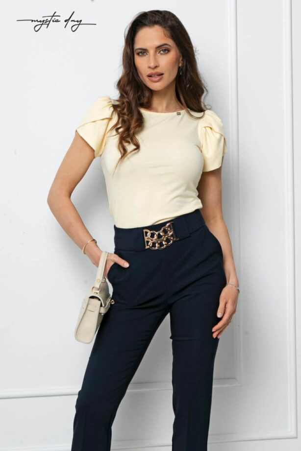 Mystic Day Tűzvirág pasztell sárga felső